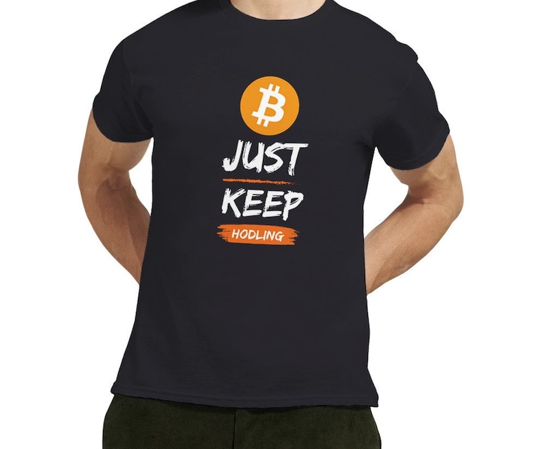 Bitcoin HODL Unisex-T-shirt afbeelding 1