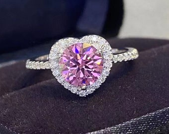 Anillo de moissanita Chelsea de 1 quilate