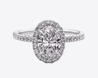 Anillo de moissanita Diane de 2 quilates