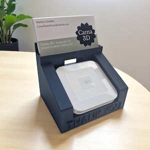Support carré pour lecteur de cartes - ANGLE