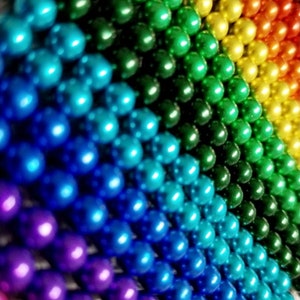 Toys, Magnetic Toy Rainbow Magnet Balls 216pcs 5mm Multi 8 Colored  Buckyballs Case
