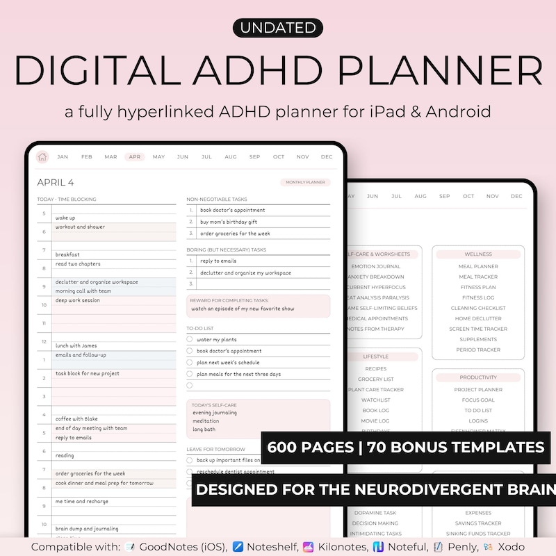 2025 Planner Android Etsy