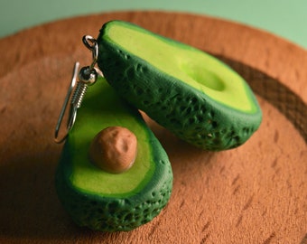 boucles d'oreilles avocats