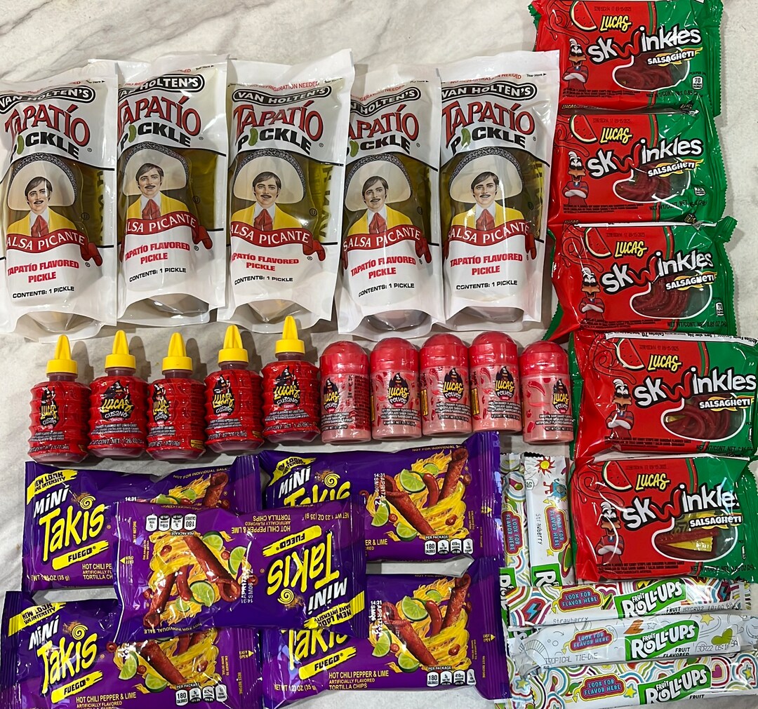 5 Set Family Tapatio Chamoy Pickle Kit Bundle Etsy