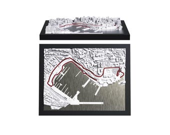 Monaco 3D Wall Art