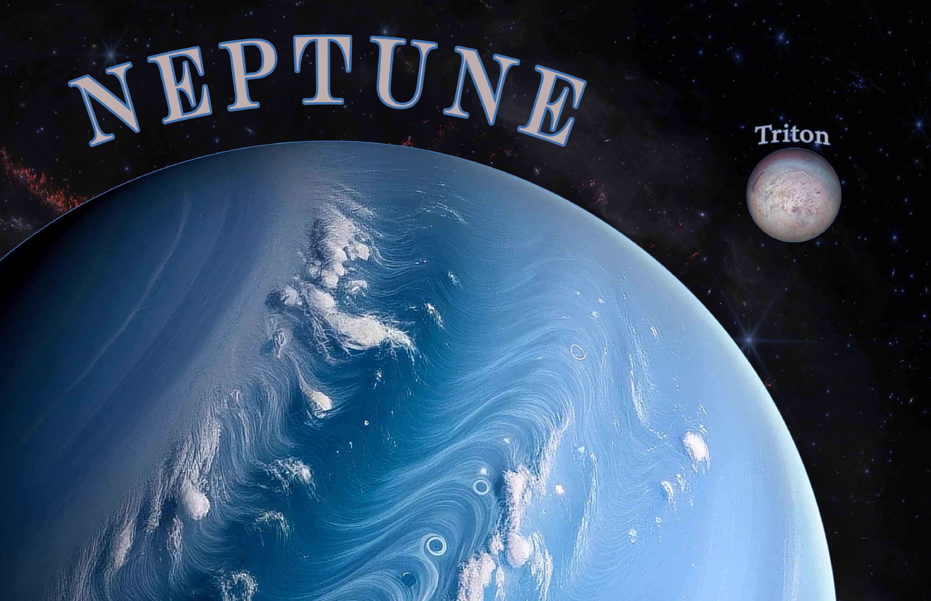 Neptune Nasa Poster