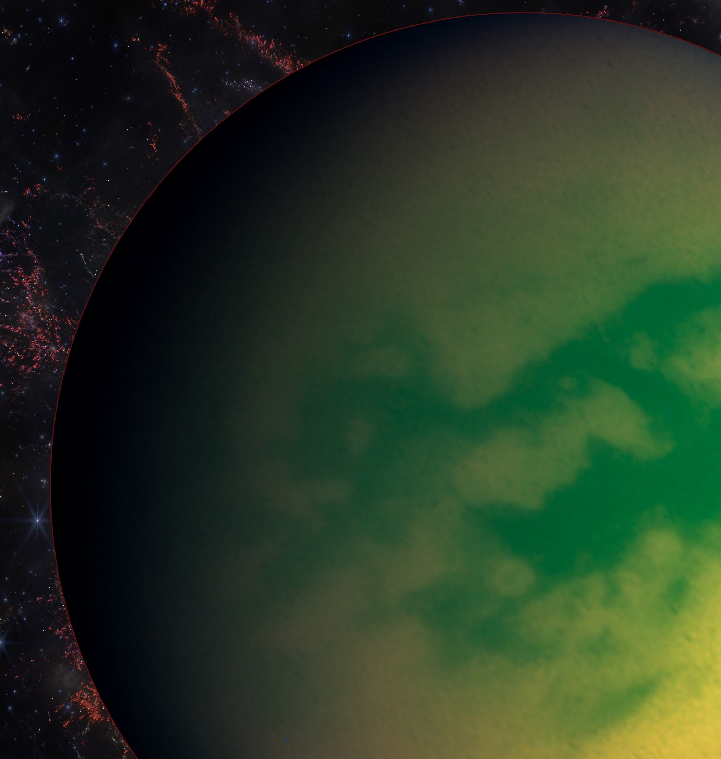 Titan Moon Poster (outer Space Giclée Fine Print) Nasa-inspired Office ...