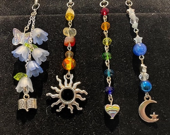 Handmade Beaded Bookmark Hooks - Various Styles