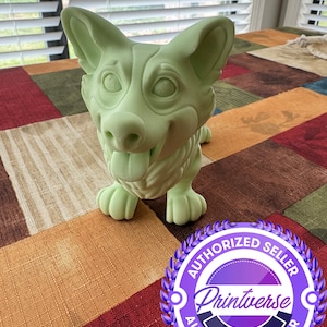 Articulated 3D Printed Corgi Dog – Poseable, Cute Desk Toy, Fidget Pet