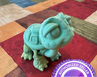 3D Printed Articulated Turtle – Flexible Fidget Desk Toy