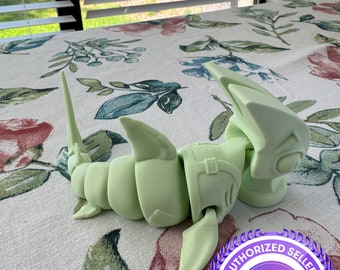 Cute 3D Printed Articulated Cartoon Hammerhead Shark with Hammer Head – Fidget Toy, Desk Buddy, Ocean Lover Gift