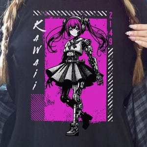 Pastel Goth Anime Shirt, Pink Yami Kawaii & Fairy Kei Tee, Pastel Grunge T-Shirt, Harajuku Kawaii, Japanese Streetwear, Gift for Pastel Goth