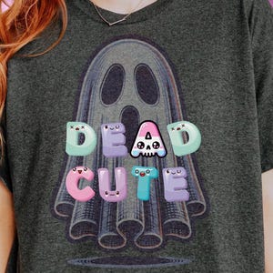 Creepy Cute Ghost Shirt, Pastel Goth Tee, Yami Kawaii Goth Clothes, Harajuku T-Shirt, Witchy & Pastel Grunge Shirt, Cute Gift for Kawaii Fan