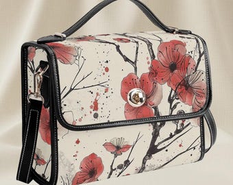 COZYhome - Borsa a tracolla in tela, motivo