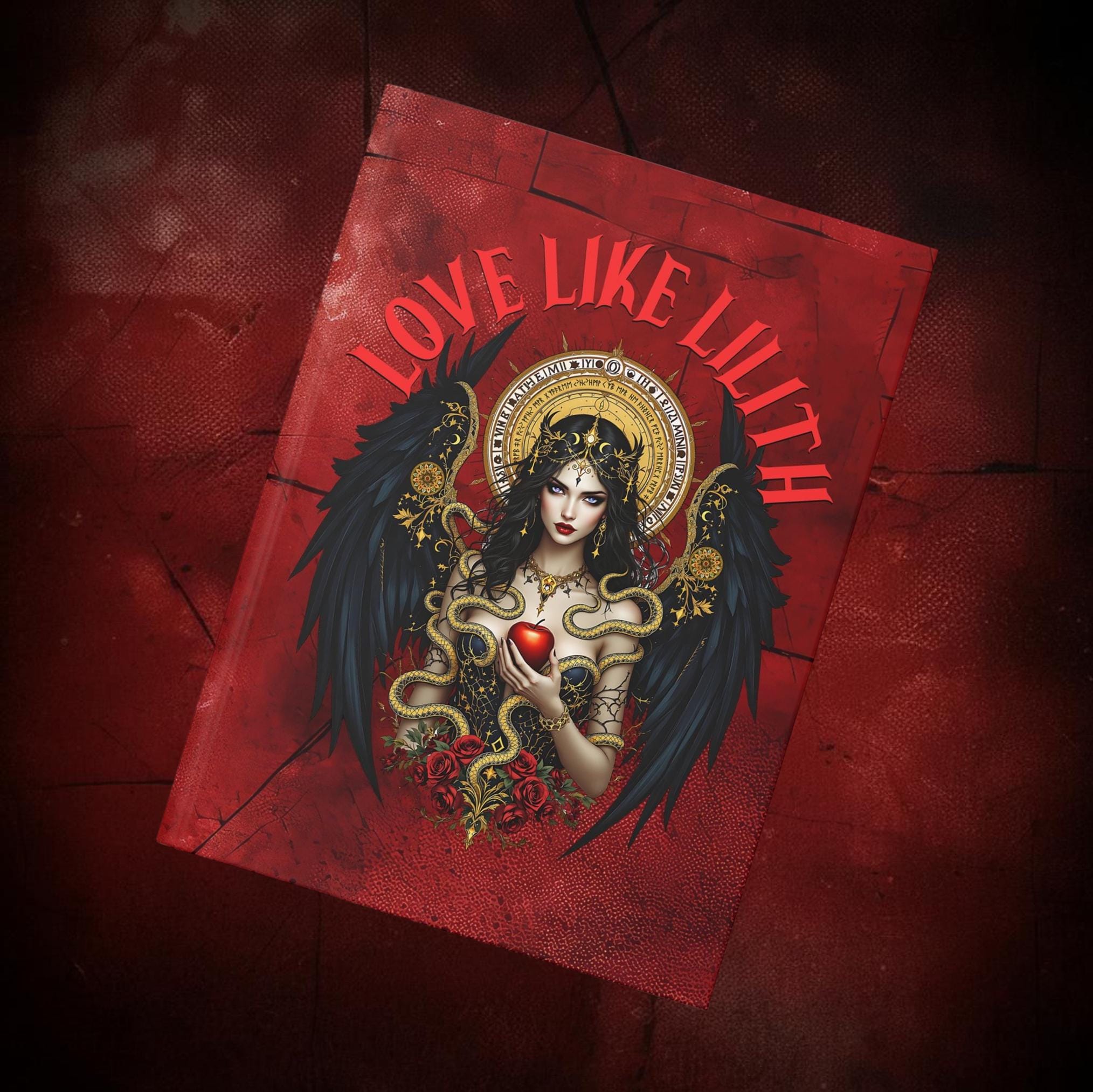 Lilith Journal for Women Into Witchy, Gothic & Dark Goddess Aesthetic, Feminine Energy Notebook, Occult Mythology, Dark Romance Gift For Her