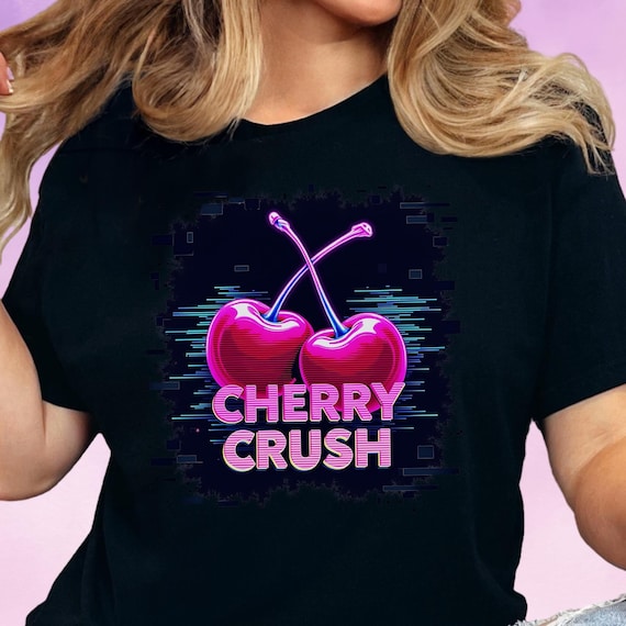 チェリークラッシュ Y2K レトログラフィックTシャツ（レディース 