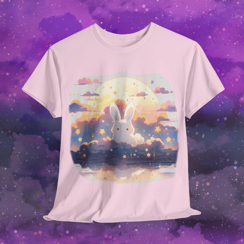 Kawaii Bunny Tee, Yami Kawaii Clothes, Harajuku T-Shirt, Pastel Goth Clothes, Pastel Grunge Tshirt, Gift for Pastel Goths, Cute Kawaii Shirt