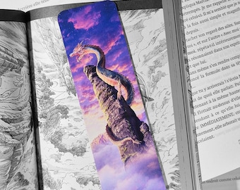 Illustriertes Lesezeichen, Fantasy Drache