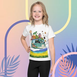 Kinder T-Shirt „Dumpling Roadtrip“ – Foodtruck Abenteuer