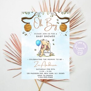 Baby boy shower invitations cheap etsy