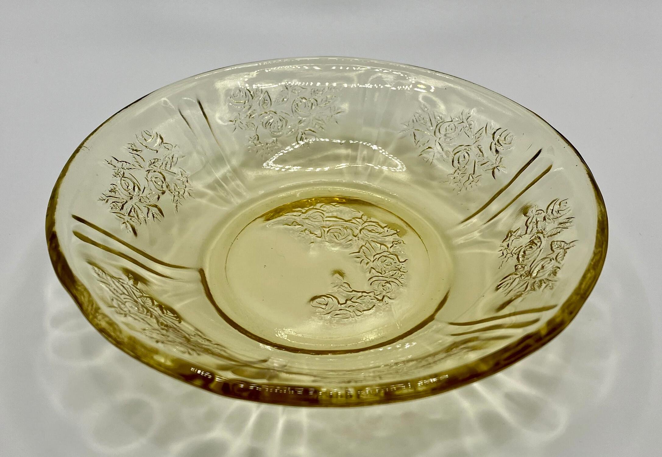 Yellow Depression Glass Identification Depression Glass Patterns