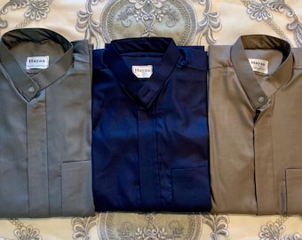 Thobe for Men Kuwaiti Style Jubba - with Digital Tasbeeh