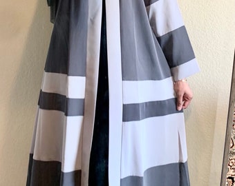 Front Open Gray Abaya for Women Abaya with Hijab Abaya Set Abaya Dubai Khimar Hijab Muslim Dress Khimar Abaya Dress Ramadan Abaya Eid Abaya