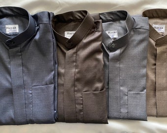Thobe Men Jubba for Boys | Kuwaiti Emirati Thobe Islamic Modern Thobe Ramadan Eid Gift for Men Jubbah Kaftan Thoub Winter Thobe FREE CAP