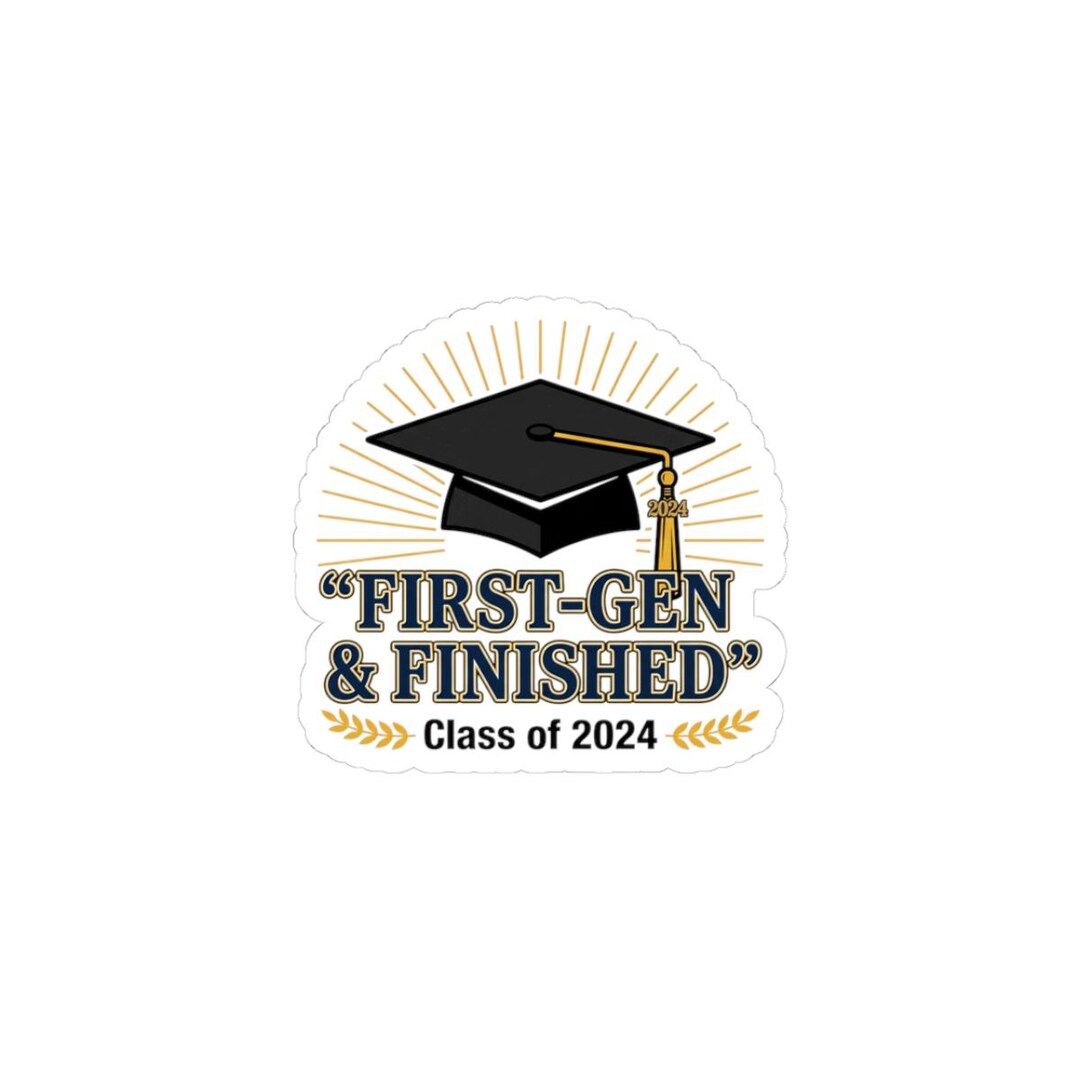 Class of 2024 Graduation Sticker | Senior Grad Milestone, Cap & Tassel ...