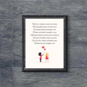 Love Poem Art Print: Romantic Home Decor (Digital Download)