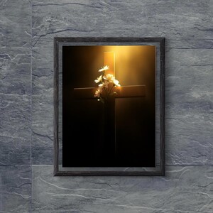 Cross Wall Art, Religious Wall Decor, Christian Wall Hanging, Faith Wall Art, Christian Gift, Housewarming Gift
