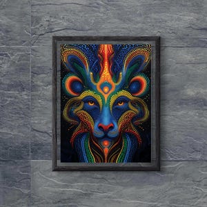 Australian Aboriginal Dot Art Print: Indigenous Home Decor (Digital Download