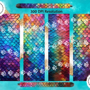Mermaid Pen Wraps, Mermaid Scales, Custom Pens, Epoxy Pen Wraps, Mermaid Pens, Mermaid Scale Pens, Colorful Pen Wraps, Rainbow Pen Wraps