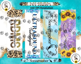 Sonographer Pen Wrap, Sonographer Gift, Epoxy Pen Wrap, Custom Pen Wrap, Pen Wrap, Ultrasound Tech Pen, Custom Pen, Ultrasound Pen Wrap, MDI