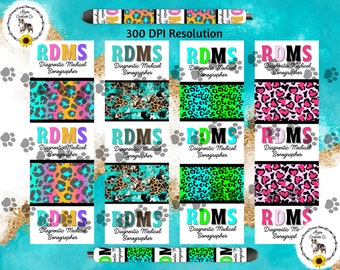 Sonographer Pen Wrap, Sonographer Gift, Epoxy Pen Wrap, Custom Pen Wrap, Pen Wrap, Ultrasound Tech Pen, Custom Pen, Ultrasound Pen Wrap, MDI