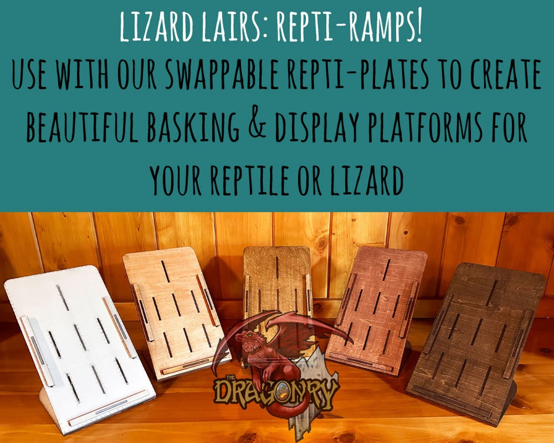 Lizard Lairs Repti-ramps Wood Basking Platforms Reptile Furniture ...