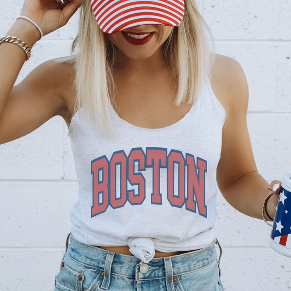 Vintage Boston Baseball Shirt Boston Baseball Tank Top Retro Style Tank Gift for Boston baseball Fan Boston Red Sox Gift Opening Day