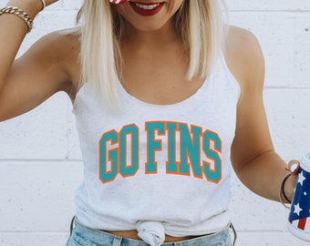 Miami Football Tank Top Dolphins Shirt Miami Football Tank Retro Vintage Dolphins Shirt Miami Hometown Pride Dolphins gift Dolphins Apparel