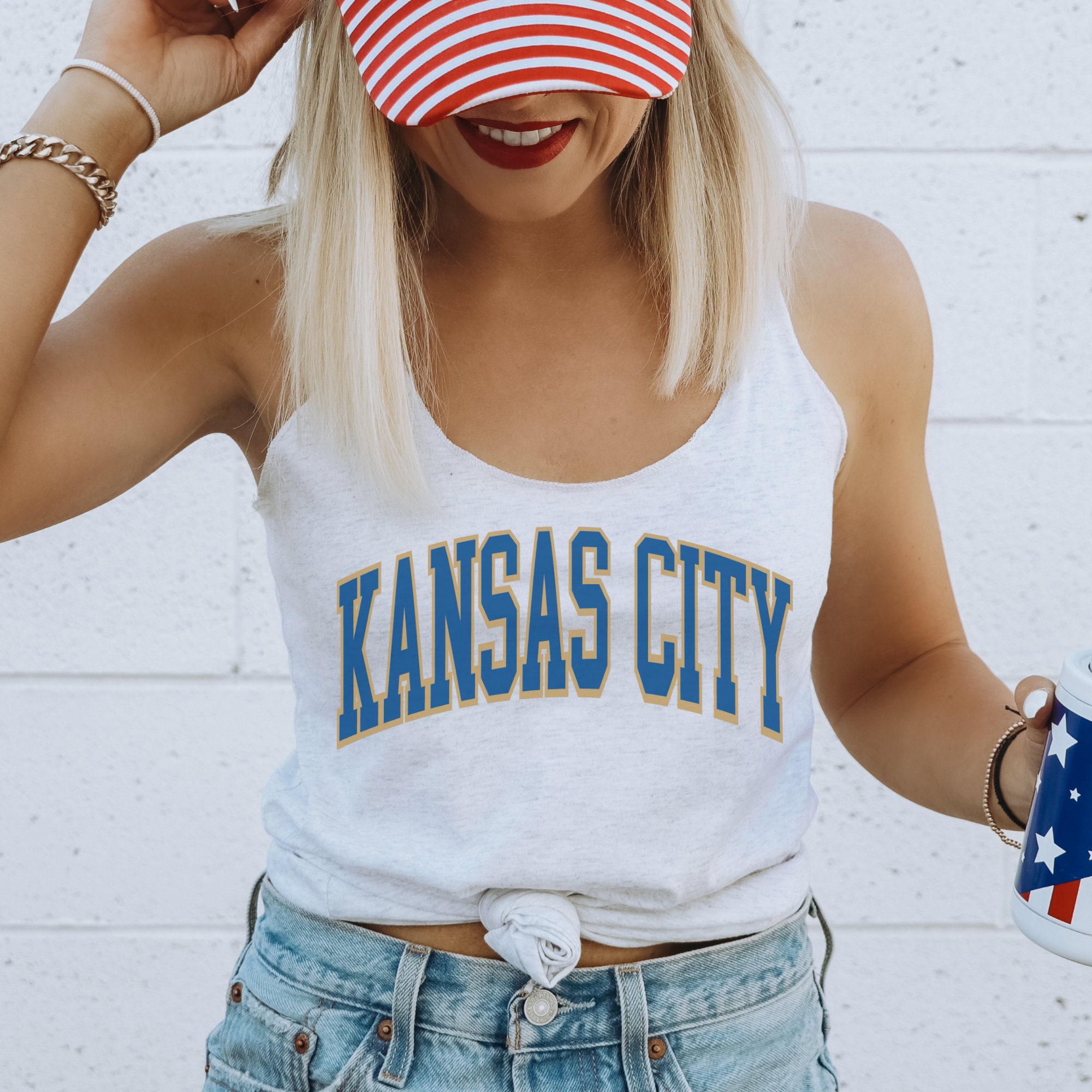 Kansas City Tshirt, Kansas City Chiefs Top, Chiefs Shirt Women