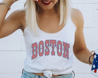 Vintage Boston Baseball Shirt Boston Baseball Tank Top Retro Style Tank Gift for Boston baseball Fan Boston Red Sox Gift Opening Day