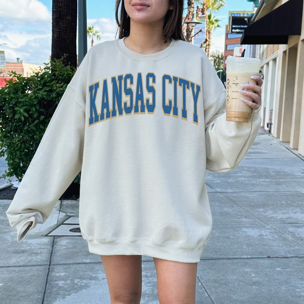 Vintage Kansas City Baseball Sweatshirt Royals Shirt Kansas City  Baseball Crewneck Retro Royals Shirt Kansas City Pride Royals gift KC fan