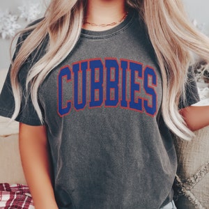 Vintage Chicago Baseball Shirt Comfort Colors Cubs Baseball Tshirt Retro Cubs T-Shirt Gift idea for Cubs Fan Cubbies Gift Chicago Cubs Shirt