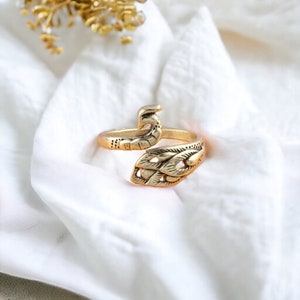 Bunter Pfau Ring verstellbar japanischer ring, verstellbar, versilberter ring, kunstvoller goldring, eleganz, geschenkidee, mond Gold 3