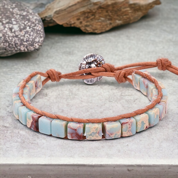 Captivating Natural Stone Bracelet | filigranes armband, naturstein, adjustable bracelet, verstellbar, partnerarmband, schmuck armband