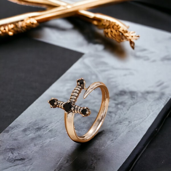Mesmerizing Sword Ring | adjustable, verstellbarer ring, silber schmuck, minimalistic ring, japanese tradition, japanese ring, charming gift