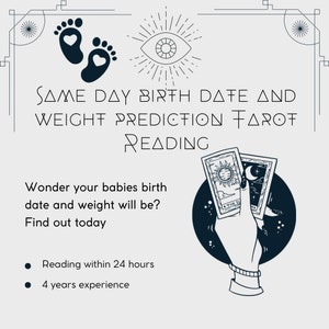 Same Day Baby Birth Date and Weight Prediction Reading | Full Reading | Tarot Reading