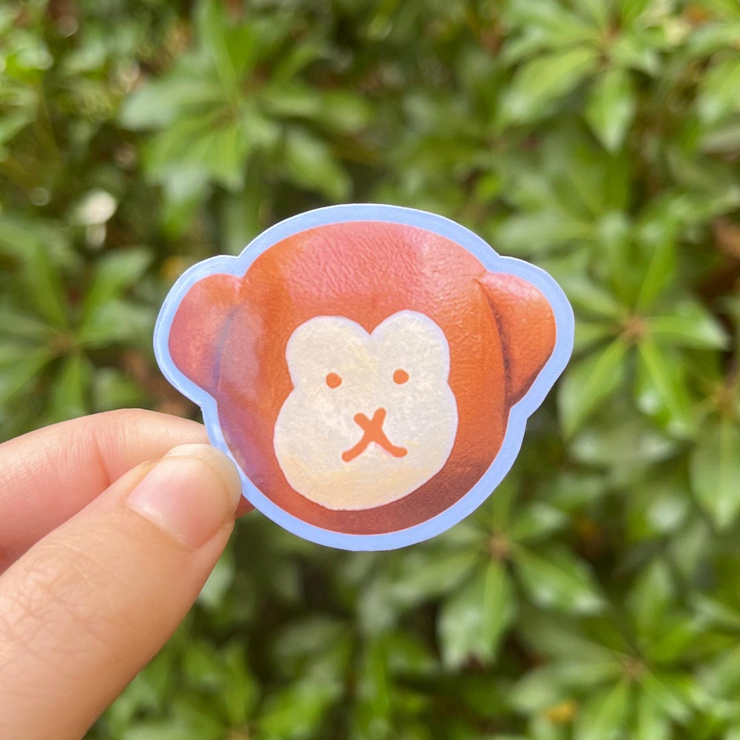 Clay Monkey Sticker! - Etsy