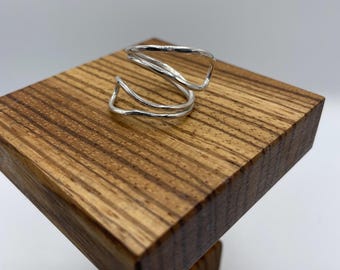 Silver wrap ring