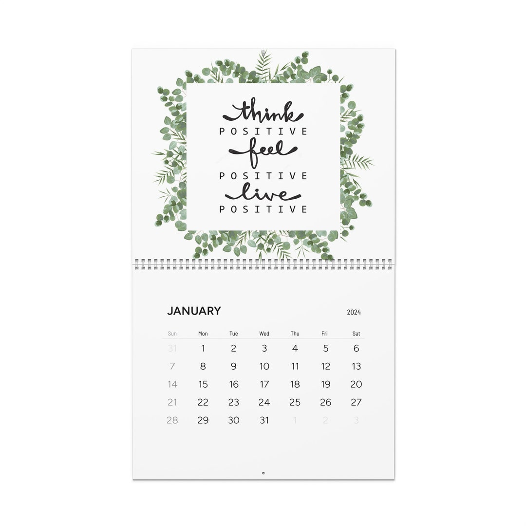 2024 Motivational Wall Calendar Motivational Quotes for Every Month