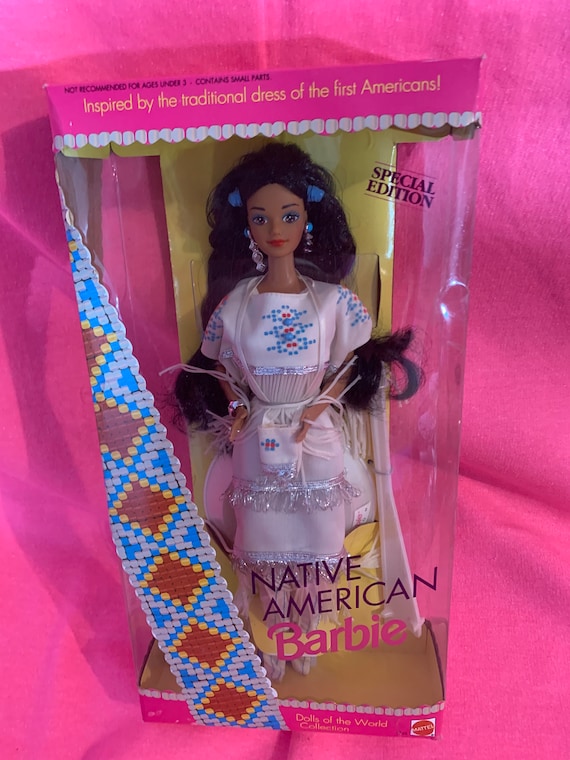 First Edition Native American Barbie 1992 Dolls of the World